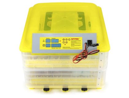 Инкубатор для яиц с автоматическим поворотом, терморегулятором и гигрометром 